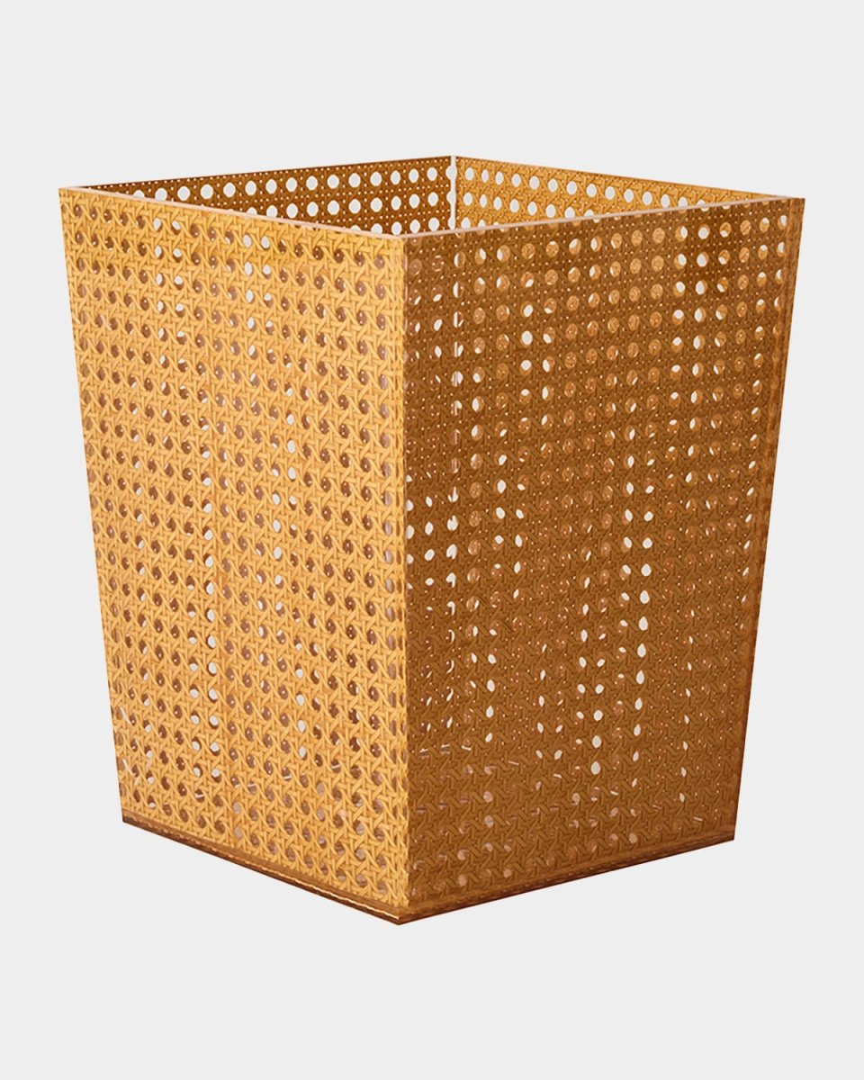 Reed Waste Basket, Natural